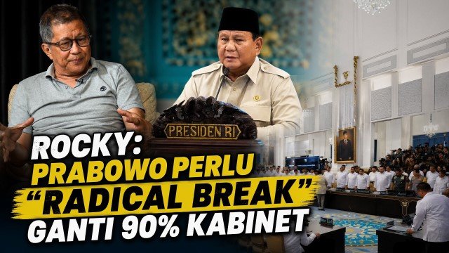 Ramalan Ngeri Rocky Gerung Jika Presiden Tak Ganti 80% Kabinet, Dia Pasti Jatuh!