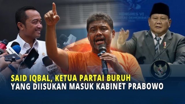 Resmi Masuk Kabinet Prabowo, Said Iqbal Dilantik Senin Besok, Ini Jabatannya!