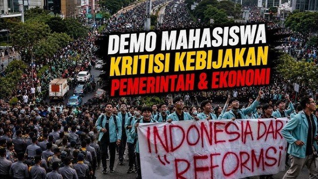Ribuan Mahasiswa Guncang Istana, Sang Presiden Malah Menangis Saya Sedih dan Sakit Hati