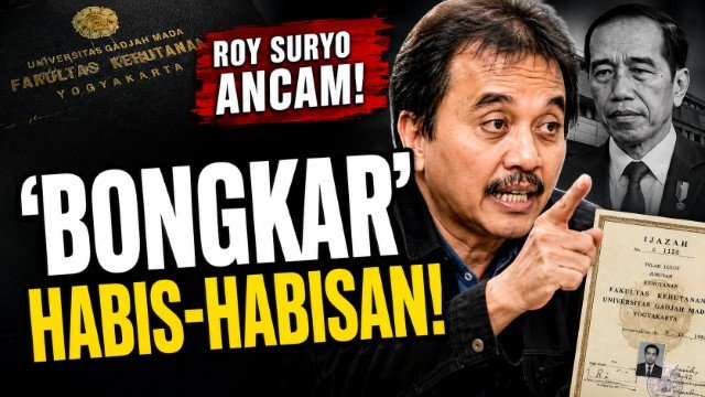 Roy Suryo Ancam ‘Bongkar’ Habis-Habisan Jika Kasus Ijazah Dipaksakan ke Sidang: ‘Malu Bro Kalau Palsu!’