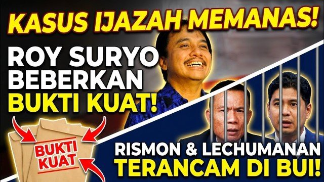 Roy Suryo Keluarkan Bukti Mematikan, Rismon & Lechumanan Mulai Ketakutan!