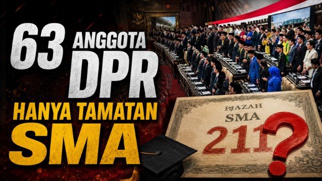 Tamparan Keras JS Khairen 63 Anggota DPR Lulusan SMA, Kita Sedang Menyembah Kebodohan