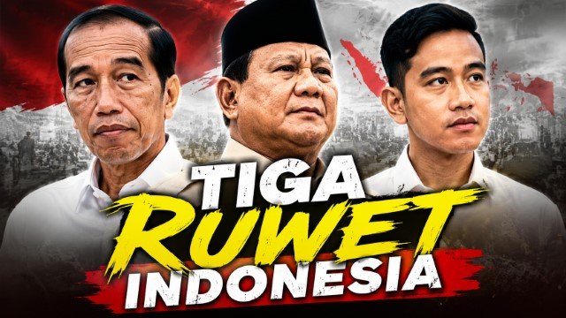 Tiga Ruwet Indonesia: ‘Jokowi, Prabowo, dan Gibran’