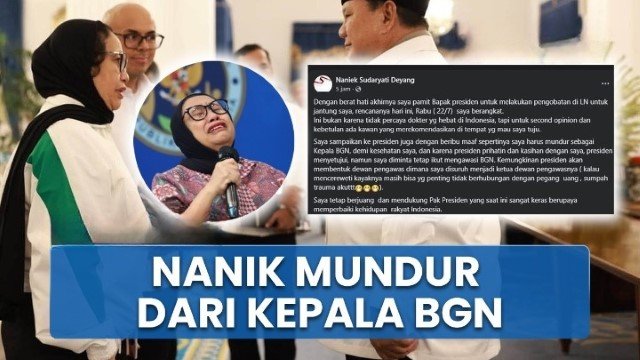 Akhirnya Bersuara! Ini Pernyataan Lengkap Nanik S Deyang Saat Pilih Mundur dari Kursi Panas Pimpinan BGN