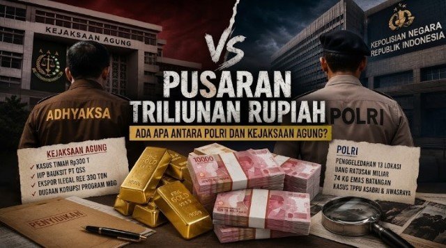 Bau Amis Skenario Cincai! Menguak Dibalik Layar Perang Dingin Polri Versus Kejagung
