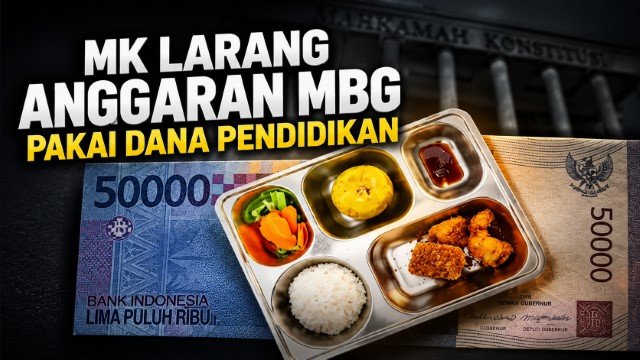 Bikin Istana Keringat Dingin! MK Resmi 'Larang' Dana Pendidikan Dipakai Makan Bergizi, Bagaimana Kelanjutan Proyek Ambisius Ini