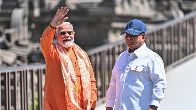 Bikin Media Asing Gempar! Momen Prabowo-Modi Bahas Angka 8 Yang Penuh Makna