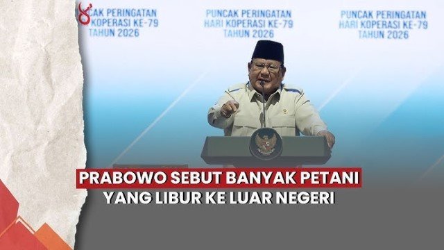 Bikin Netizen Auto-Skeptis! Prabowo Singgung Petani Liburan Luar Negeri, Warganet: Fix, Petani Sawit Sultan!
