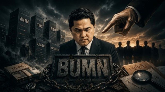 Bom Waktu BUMN Meledak! Erick Thohir Terjebak dalam Pusaran ‘Utang Gila-Gilaan’