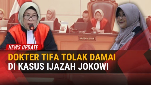 Dokter Tifa Tolak Mentah-Mentah Tawaran 'Restorative Justice' Hakim di Kasus Ijazah Jokowi Saya Akan Melawan!