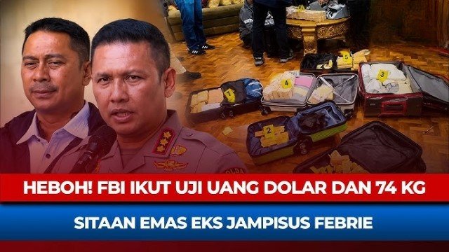 FBI dan Secret Service AS Turun Tangan! Uang Sitaan Kasus Febrie Adriansyah Dicek, Hasilnya Mengejutkan