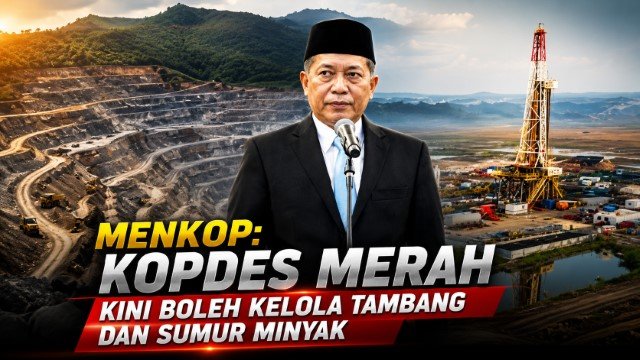 GEGER! Kopdes Merah Putih Mau Kelola Tambang, Gerindra Asalkan Sesuai Aturan, Kenapa Enggak