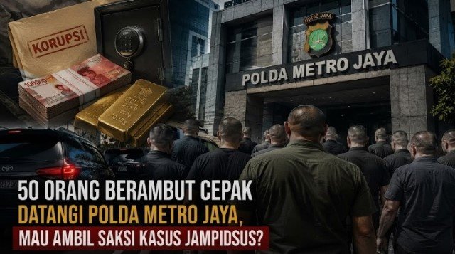 Geger! Deretan Sosok Misterius Datangi Polda Metro Bareng Pria Berambut Cepak, Siapa Mereka?