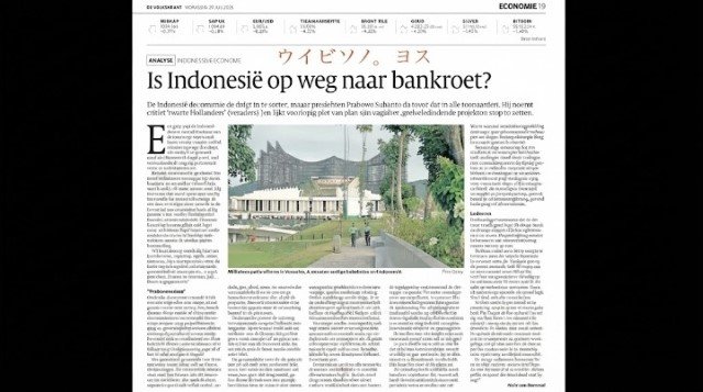 Geger Media Asing Sorot Indonesia! Tudingan 'Londo Ireng' Prabowo Masuk Koran Belanda dengan Judul Mengerikan RI Menuju Kebangkrutan