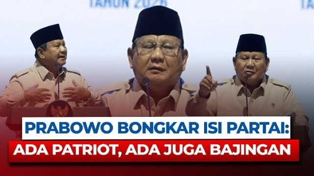 HEBOH Ucapan Prabowo Partai Politik Banyak Patriot Sekaligus Banyak ‘Bajingan’!