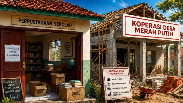 Ironi Dunia Pendidikan! Perpustakaan Sekolah ‘Dibongkar’ Demi Koperasi Merah Putih, Ribuan Buku Ditelantarkan
