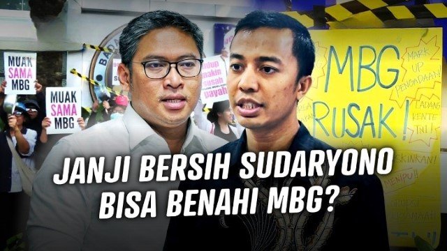 Janji Manis Sudaryono ‘The Hambalang Boys’! Publik Skeptis Pembenahan Program MBG Bakal Berjalan Mulus