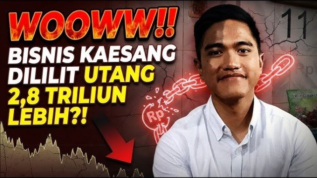 Kaesang di Ujung Tanduk! Kerajaan Bisnis Terlilit Utang Rp3 Triliun, Karma Nyata Mulai Menghantui?