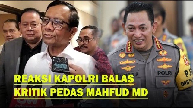 Kapolri Mendadak Bisu Disentil Mahfud MD Soal Kasus Febrie, Sinyal Takut atau Memang Terpojok