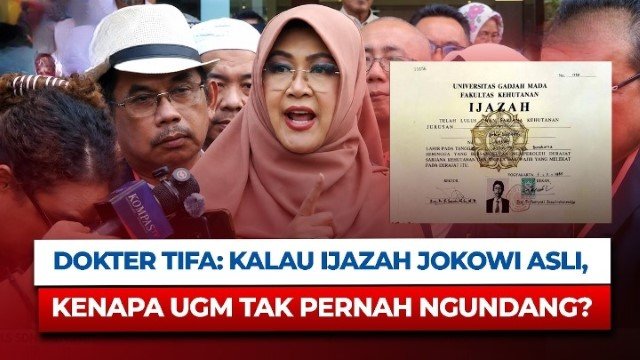 Keaslian Ijazah Makin Diragukan Dokter Tifa Jangankan Alumni, Jokowi Diundang ke Dies Natalis UGM Aja Enggak Pernah!