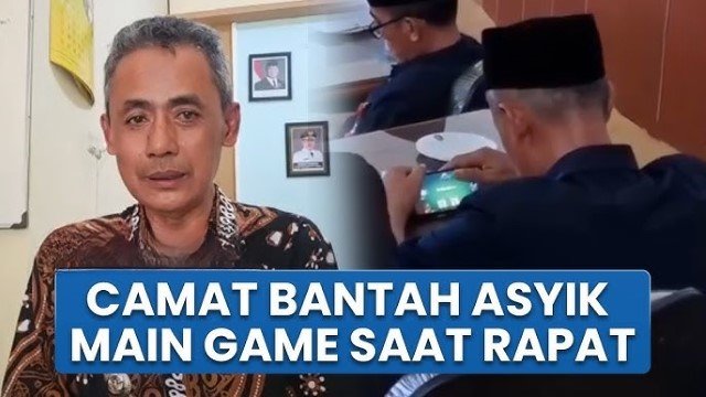 Memalukan! Camat Madiun Kepergok Asyik Main Game Saat Rapat, Dalihnya: Hanya Ingin Hilangkan Penat