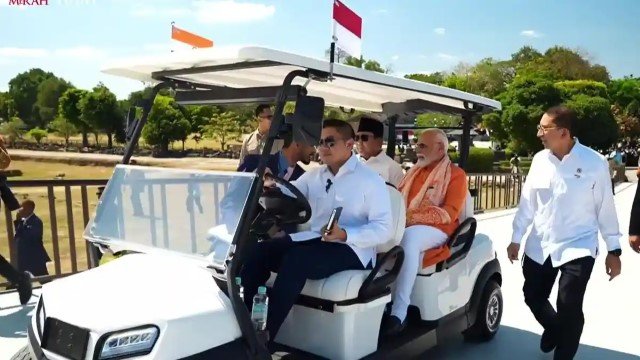 Publik Sorot Momen Fadli Zon Kejar Mobil Golf Car Prabowo dan PM India, Gaya Teddy Tuai Kritikan