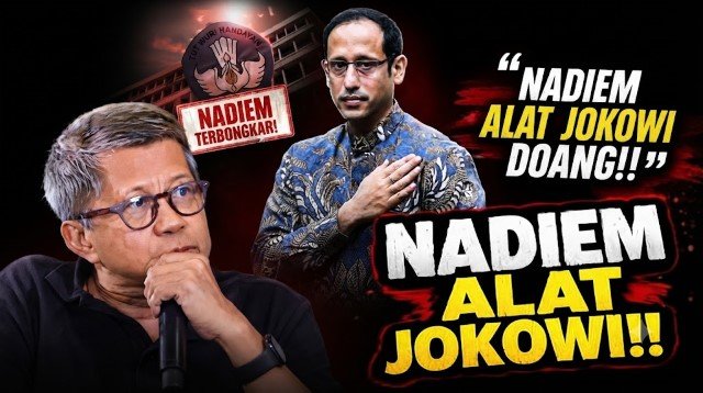 Rocky Gerung Bongkar Kedok Nadiem Makarim Hanya Dijadikan 'Alat Politik' Jokowi!