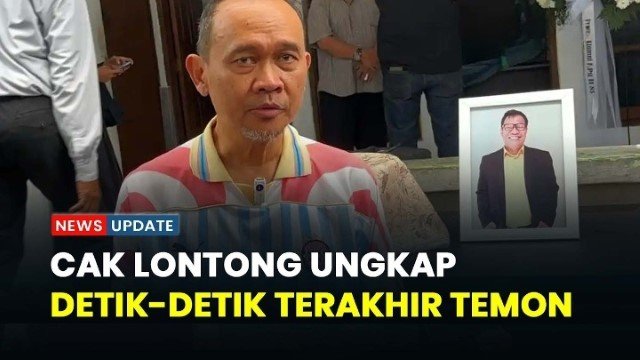 Sambil Menahan Tangis, Cak Lontong Ungkap Detik-Detik Terakhir Komedian Temon Sebelum Hembuskan Napas Terakhir!