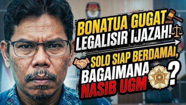 Sidang Mediasi Memanas! Bonatua-Moeryono Desak UGM Akui Dosa dan Minta Maaf Soal Ijazah Jokowi