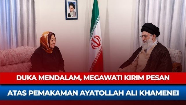 Sorotan Dunia! TV Iran Siarkan Langsung Ucapan Duka Megawati untuk Ali Khamenei