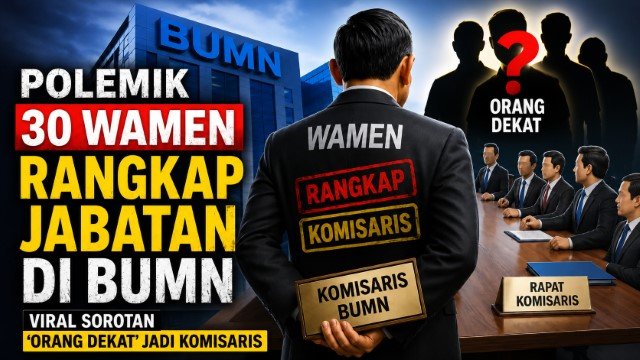 Terungkap! 30 Wakil Menteri Rangkap Jabatan Jadi Komisaris BUMN, Ini Daftar Lengkap Namanya