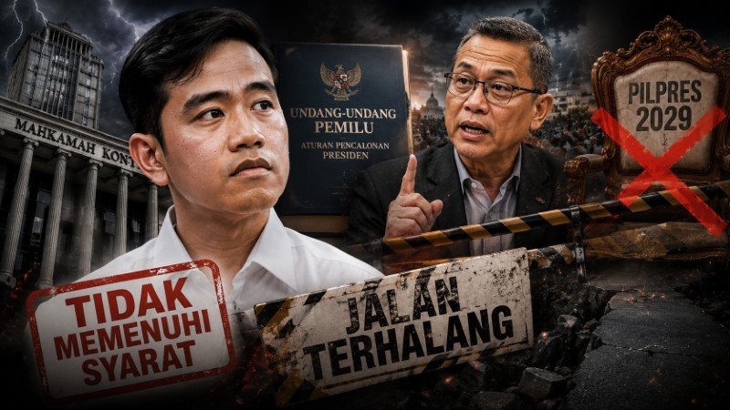 Analisis Tajam Pengamat Sebut Gibran Tak Bisa Nyapres Jalan Menuju Pilpres 2029 Terhalang Aturan Ketat!