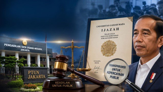 Banding Ditolak, PTUN Jakarta Wajibkan UGM Buka Dokumen Ijazah dan Transkrip Nilai Jokowi ke Publik!