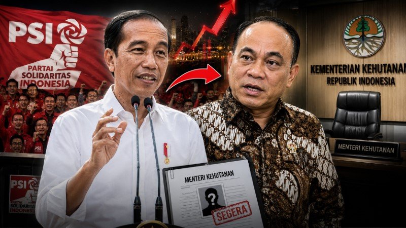 Batal Pensiun! Isu Jokowi Bakal Pimpin PSI Menguat, Budi Arie Dikabarkan Segera Gantikan Posisi Raja Juli Jadi Menhut