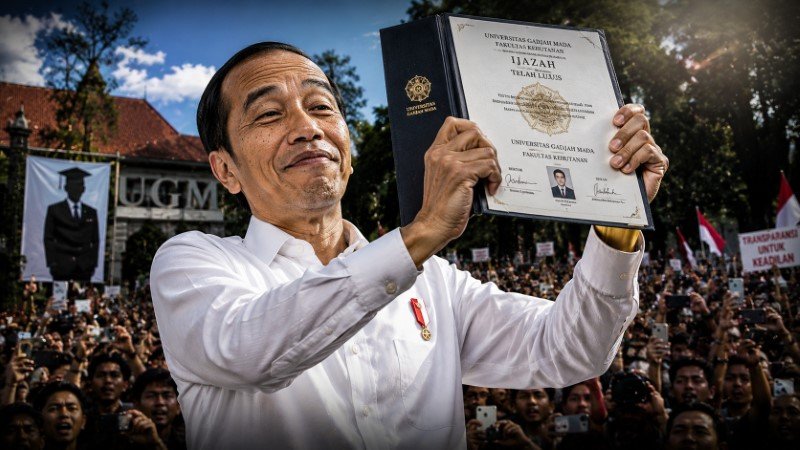 Berkali-Kali Jokowi Bertanya Kapan Saya Bisa Tunjukkan 'Ijazah Asli' Saya ke Rakyat Indonesia