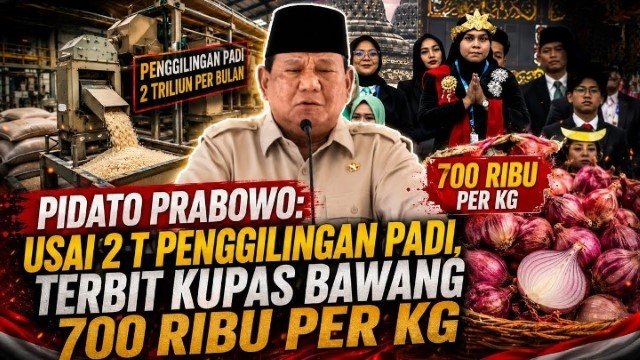 Bikin Geleng Kepala! Sebut Upah Kupas Bawang Rp700 RibuKg-Penggilingan Padi Untung Rp2 Triliun, Prabowo Dianggap Tak Paham Soal Hal Beginian