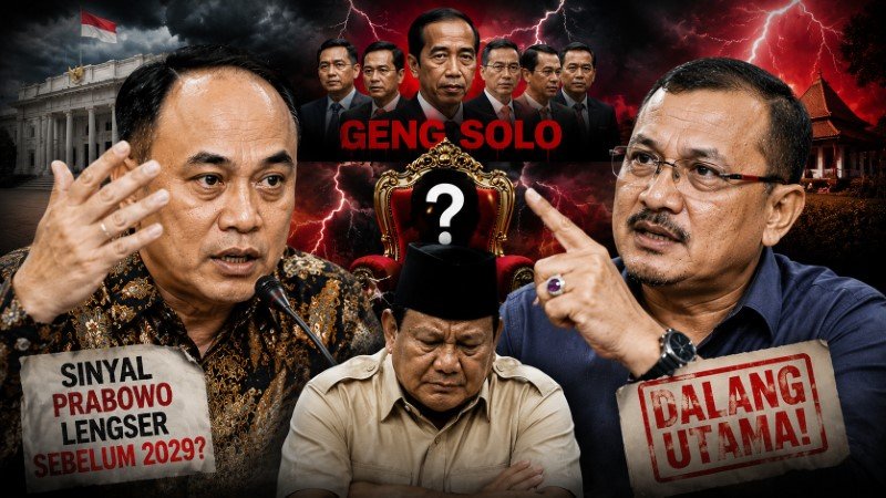 Budi Arie Ungkap Sinyal Prabowo Lengser Sebelum 2029, Ferdinand Hutahaean Sebut 'Geng Solo' Dalang Utamanya!