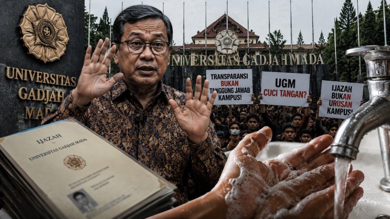 Cuci Tangan? UGM Angkat Tangan Soal Ijazah Jokowi: Tegaskan Bukan Tanggung Jawab Kampus!