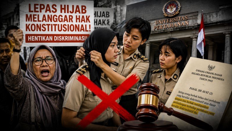 DPP-API Layangkan Protes Keras Syarat Lepas Hijab Kadet Putri Unhan Melanggar Hak Konstitusional!