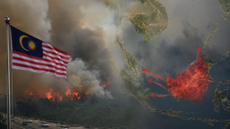 DUH! Asap Karhutla Kalimantan Kepung Negara Tetangga, Media Asing Langsung Soroti Kebakaran Hutan Indonesia