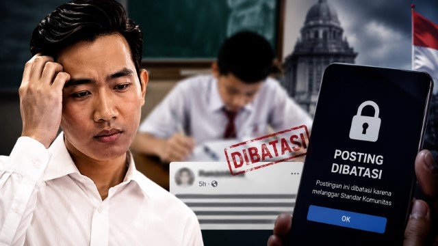 Darurat Demokrasi! Setelah Ijazah SMA Wapres Gibran, Postingan Kritik Pendidikan Juga Diduga Dibatasi Pemerintah