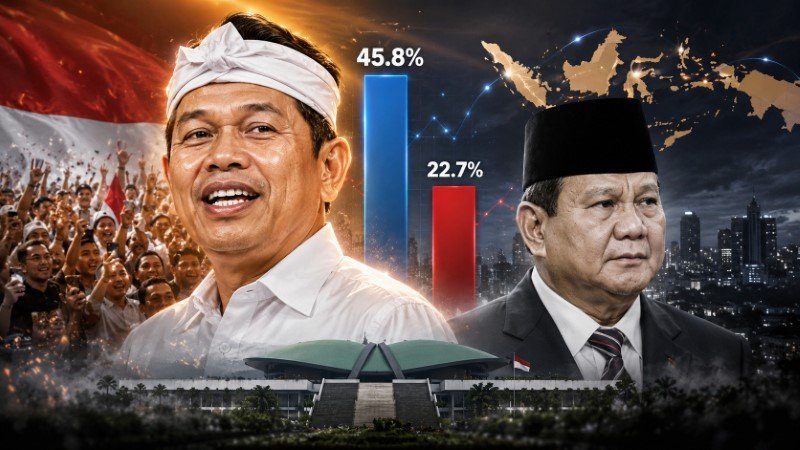 Dedi Mulyadi Unggul Telak dari Prabowo dalam Survei Capres 2029, Peta Politik Langsung Berubah Drastis!