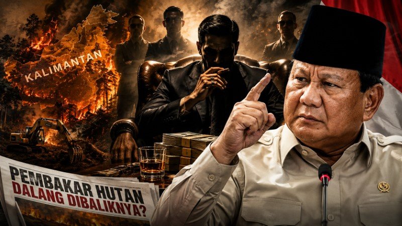 Desak Prabowo Jangan Tutup Mata, Eks Menteri Jokowi Bongkar ‘Sosok Kuat’ Dibalik Pembakar Hutan Kalimantan!