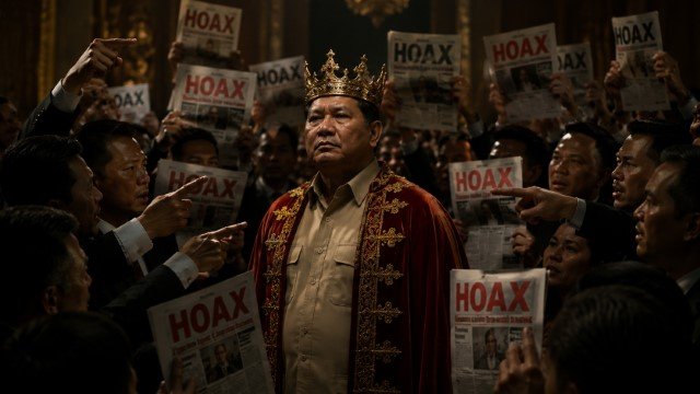 Dikelilingi Informasi Bohong, Prabowo Disebut Seperti 'Raja Tanpa Pakaian' di Mata Publik!