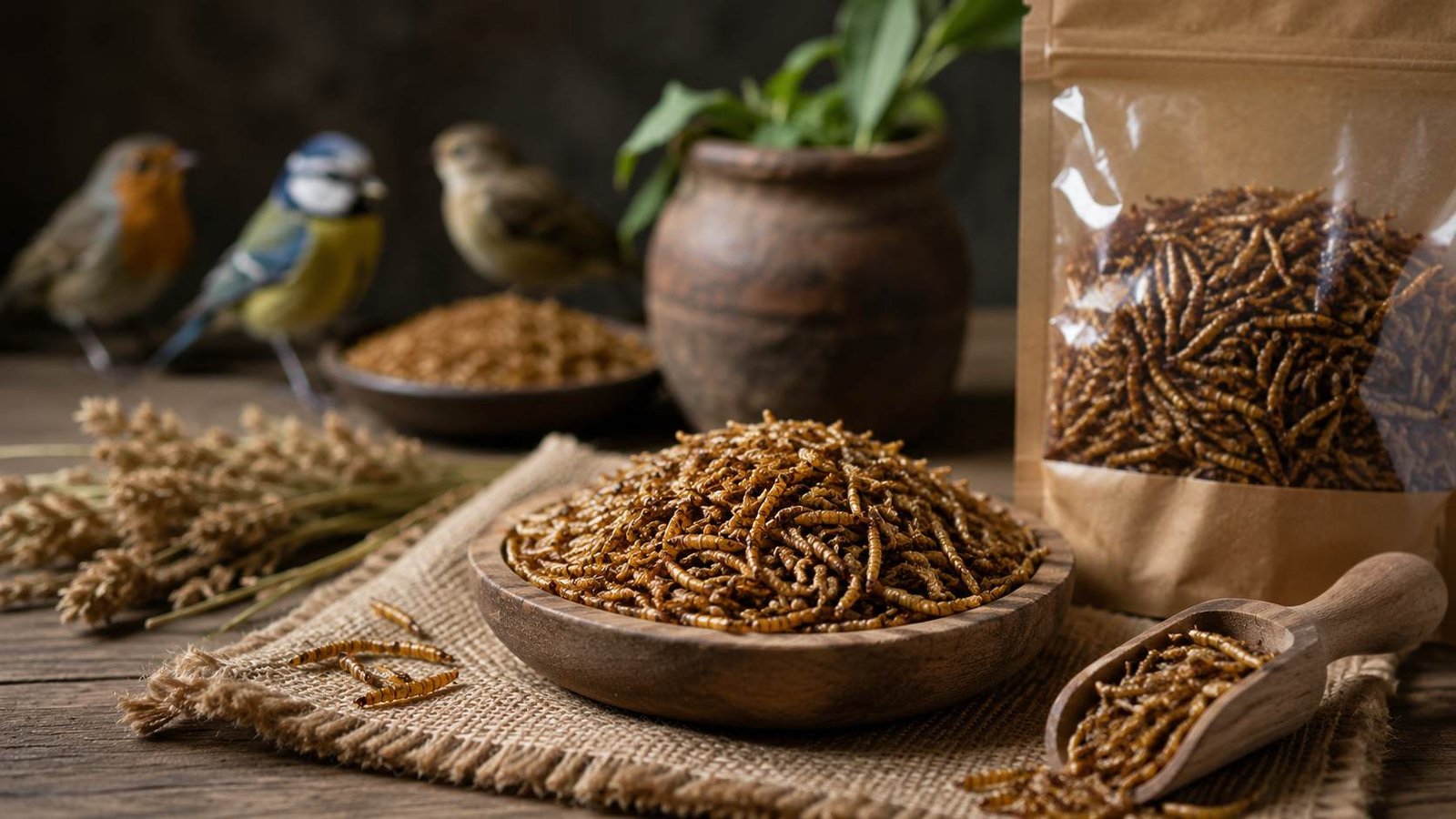 Dried Mealworms for Bird Feed How Moisture, Oxidation and Packaging Affect Shelf Life