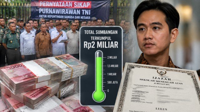 Dukungan Meluas! Selain Purnawirawan TNI, Pemodal Sayembara Ijazah Gibran Makin Banyak, Total Sumbangan Kini Tembus Rp2 Miliar