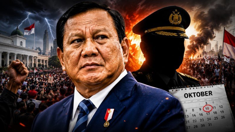 Eks Direktur Intelijen BAIS Lempar Peringatan Maut: Prabowo Bisa Jatuh di Momentum Oktober!