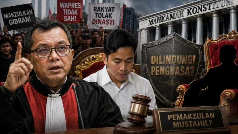 Eks Petinggi MK Bongkar Alasan Kenapa ‘Pemakzulan Gibran’ Mustahil Terjadi Meski Alasan Bisa Dicari, Dilindungi Penguasa?