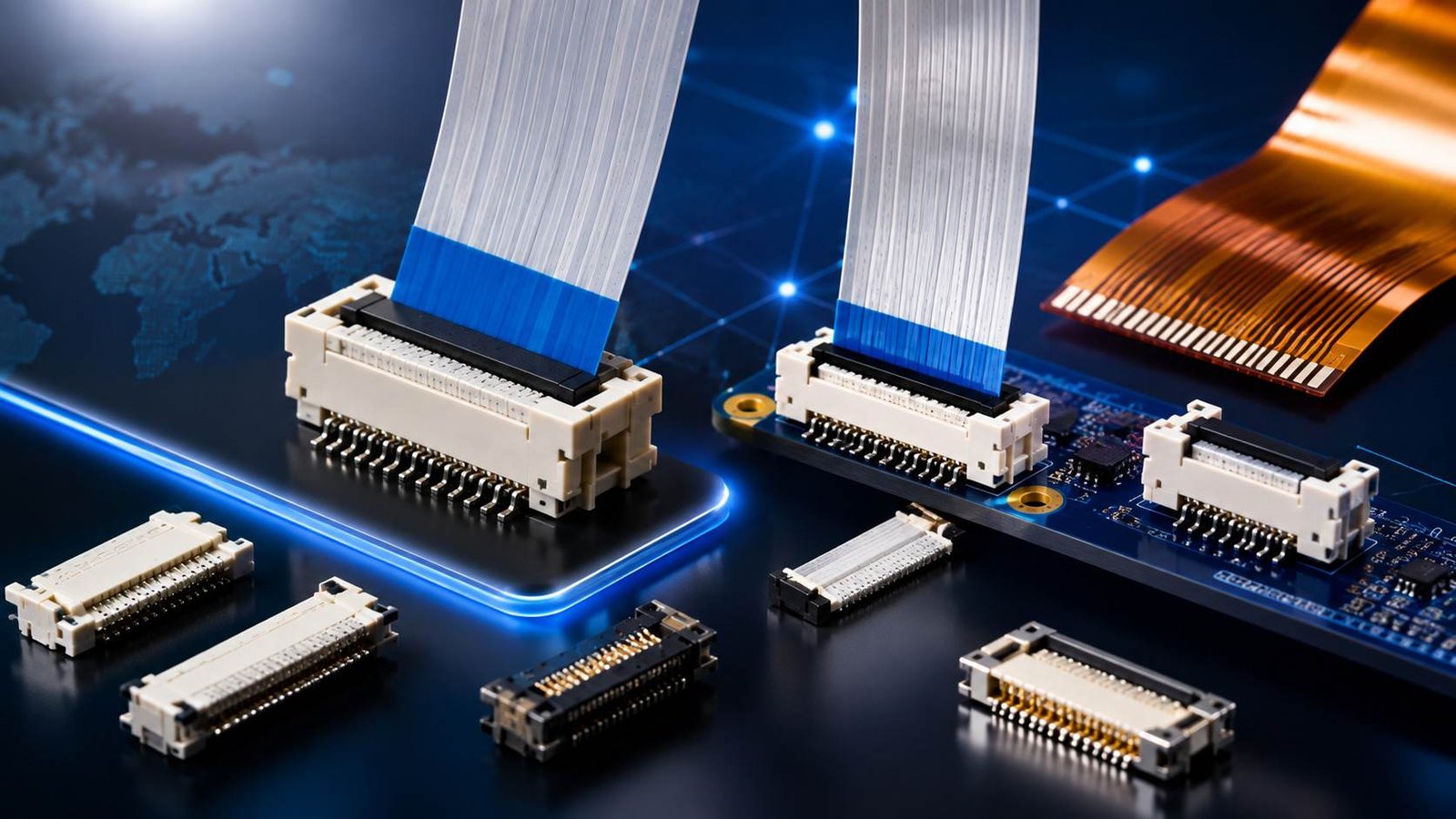FFC Connector Supplier for Flat Flexible Cable Assemblies