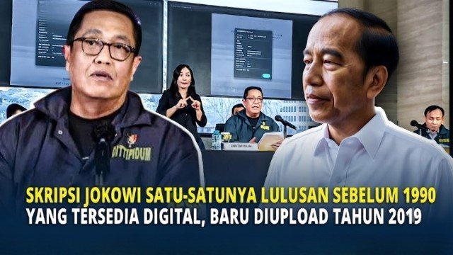 GEGER! Rahasia Besar di Balik Digitalisasi Skripsi Jokowi Akhirnya Bocor, UGM Disorot Habis-Habisan